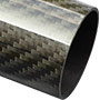 40mm(37mm) Woven Finish Carbon Fibre Tube CFT-WF-40-37-1